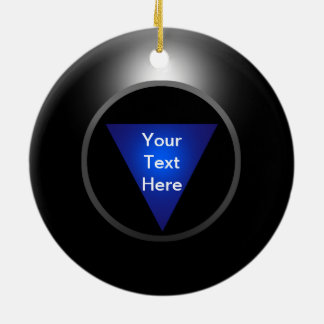 Magic 8 Ball - Your Text Ceramic Tree Decoration