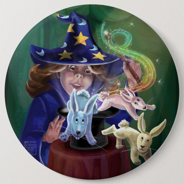 Magic Act 6 Cm Round Badge (Front)