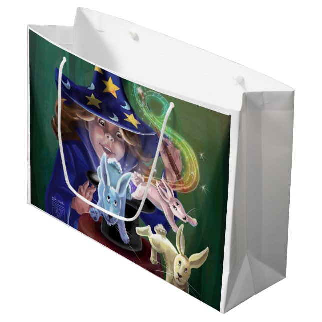 Magic Act Large Gift Bag (Front Angled)