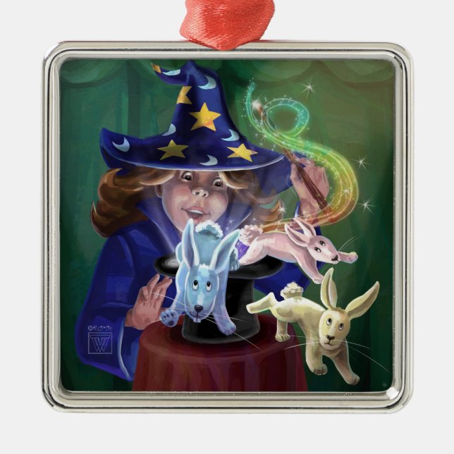 Magic Act Metal Tree Decoration (Front)