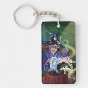 Magic Act Rabbits from the Hat Key Ring