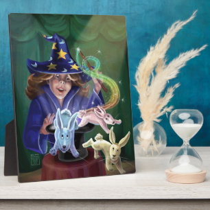 Magic Act Rabbits from the Hat Plaque