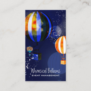 Magic Air Balloons Event Planner Business Card