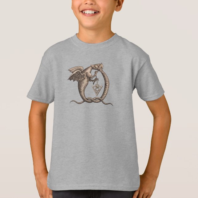 Magic Alchemy Dragon Symbol T-Shirt (Front)