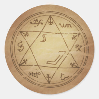 Magic Amulet for Successful Business Magic Charms Classic Round Sticker