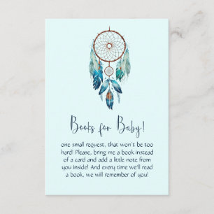 Magic Aquamarine Dreamcatcher Books for Baby Enclosure Card