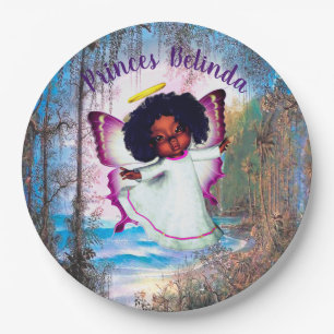 Magic Baby Butterfly Fairy Baby Shower Paper Plate