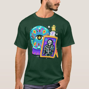 Magic Ball Skeleton Halloween T-Shirt