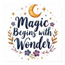 Magic Begins with Wonder Celestial Art