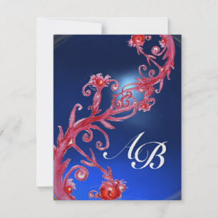 MAGIC BERRIES 4,MONOGRAM red sapphire ice Invitation