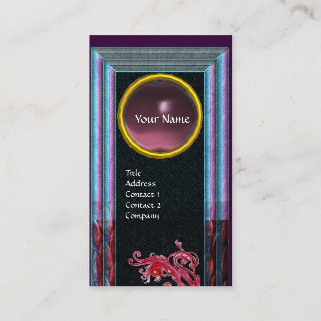 MAGIC BERRIES gem MONOGRAM Business Card (Front)