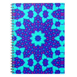 Magic Blue kaleidoscope flourished  Notebook