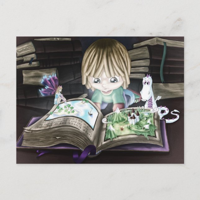 Magic Book Postcard (Front)