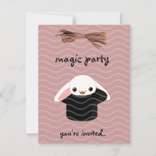 magic bunny invitation