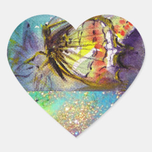 MAGIC BUTTERFLY HEART STICKER