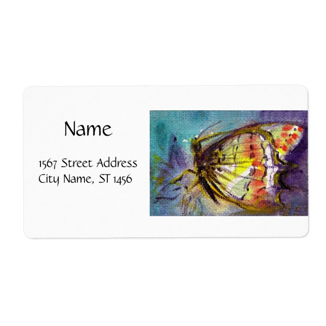 MAGIC BUTTERFLY IN BLUE White (Front)