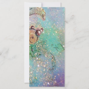 MAGIC BUTTERFLY IN GOLD SPARKLES