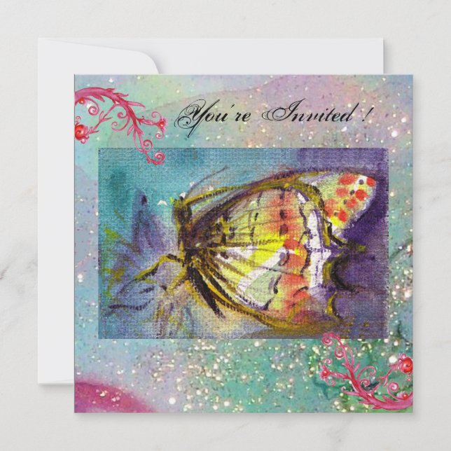 MAGIC BUTTERFLY INVITATION (Front)