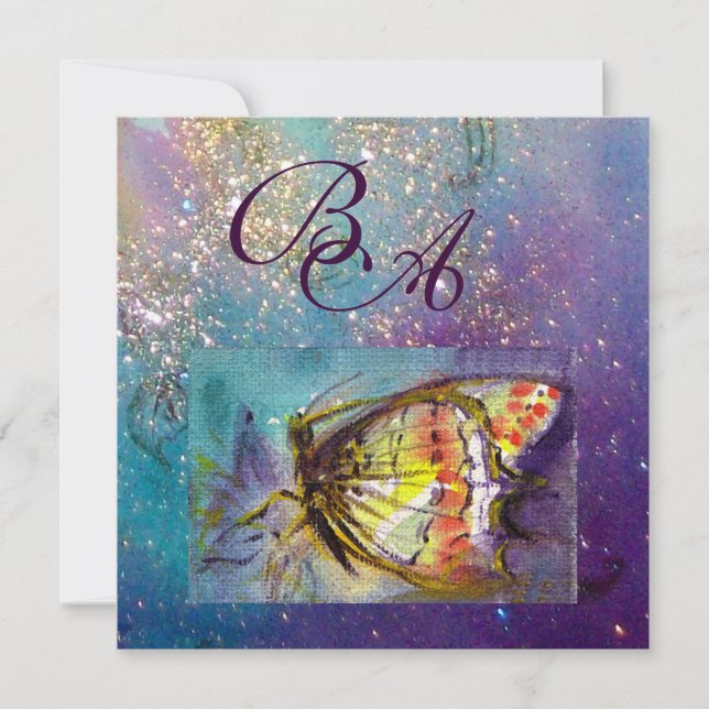 MAGIC BUTTERFLY INVITATION (Front)