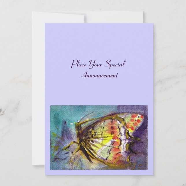 MAGIC BUTTERFLY INVITATION (Front)