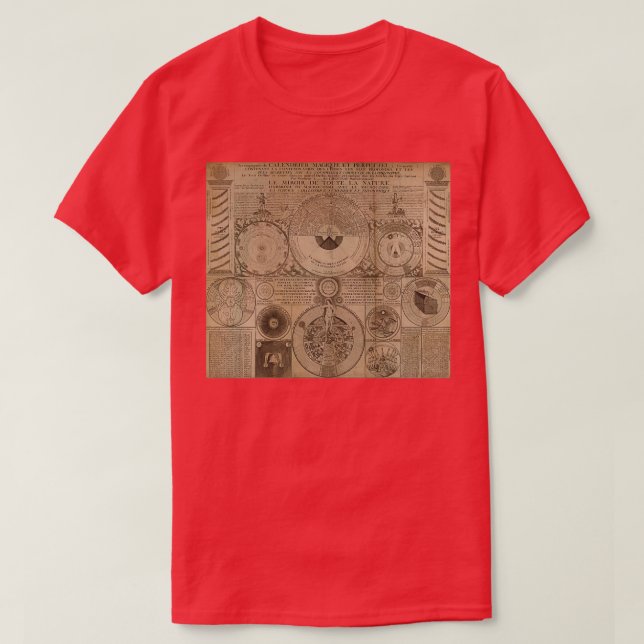 MAGIC Calendar Occult Kabbalah T-Shirt (Design Front)