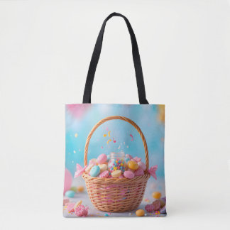 Magic Candy Basket Tote Bag