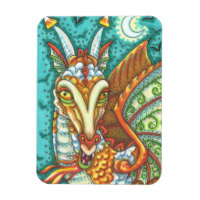 MAGIC CANDY CORN DRAGON, HALLOWEEN FANTASY BEAST