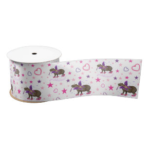 Magic capyfairy satin ribbon