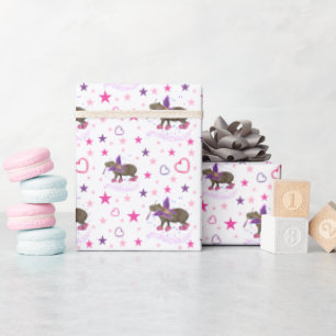 Magic capyfairy wrapping paper