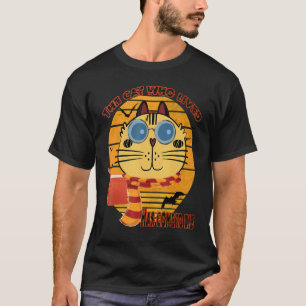 Magic Cat Book Halloween Boo Spooky Bats T-Shirt