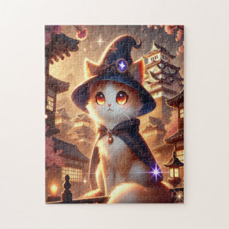 Magic Cat & Japanese Castle | Fantasy Puzzle