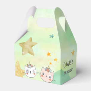 Magic caticorn birthday Favour Box