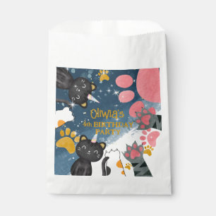 Magic caticorn birthday Paper Favour Bag