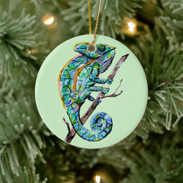 Magic Chameleon Ceramic Tree Decoration (Tree)