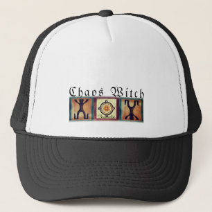 Magic Chaos Witch Zodiac Sun Caveman Poppet Trucker Hat