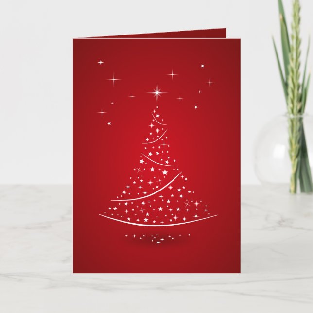 Magic Christmas Tree (Red) card (Front)