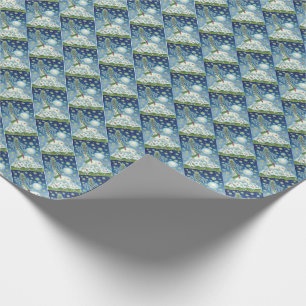 MAGIC CHRISTMAS UNICORN HOLIDAY WRAPPING PAPER