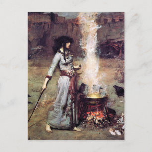 Magic Circle 1886 Waterhouse Postcard