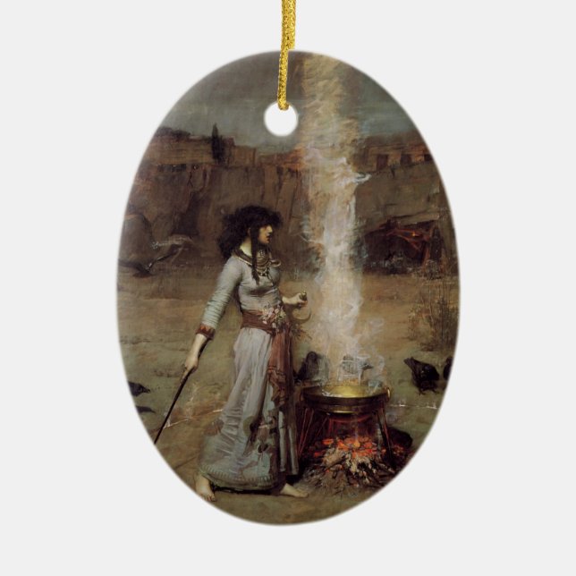 Magic Circle Ceramic Tree Decoration (Front)