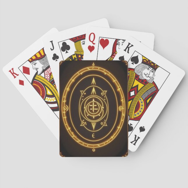 Magic Circle Playing Cards (Back)