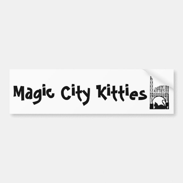 Magic City Kitties Bumper Sticker (Front)
