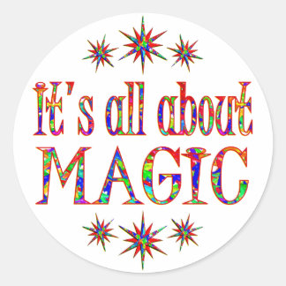 Magic Classic Round Sticker