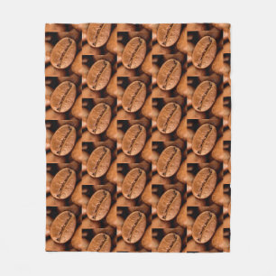Magic coffee beans fleece blanket
