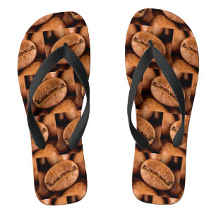 Magic coffee beans flip flops