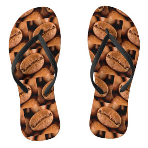 Magic coffee beans flip flops