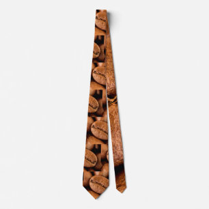 Magic coffee beans Photograph for coffee lovers Tie
