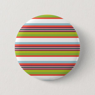 Magic colorful stripes 6 cm round badge