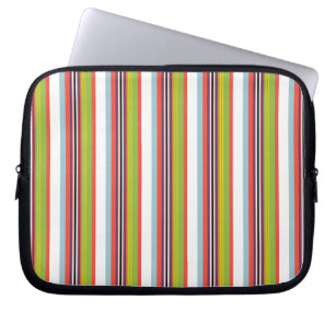 Magic colorful stripes laptop sleeve