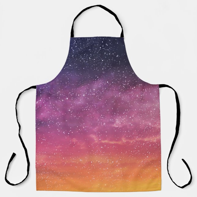Magic Colour: Enchanting Sky Background. Apron (Front)