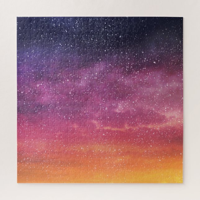 Magic Colour: Enchanting Sky Background. Jigsaw Puzzle (Vertical)